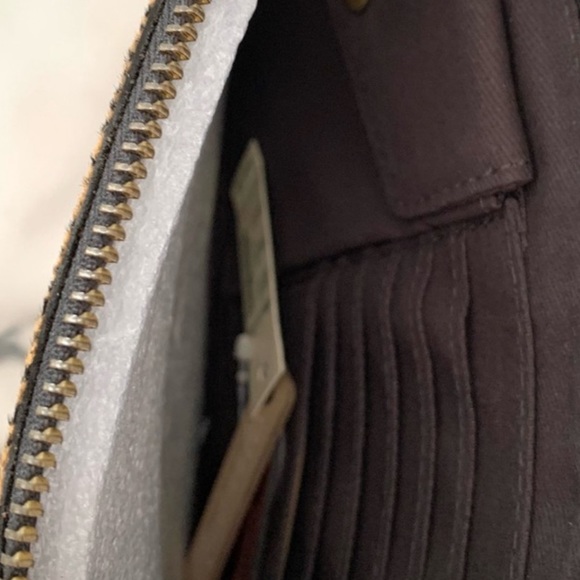 MADEWELL Leather & Dotted calf fur clutch/ wallet - Picture 4 of 8